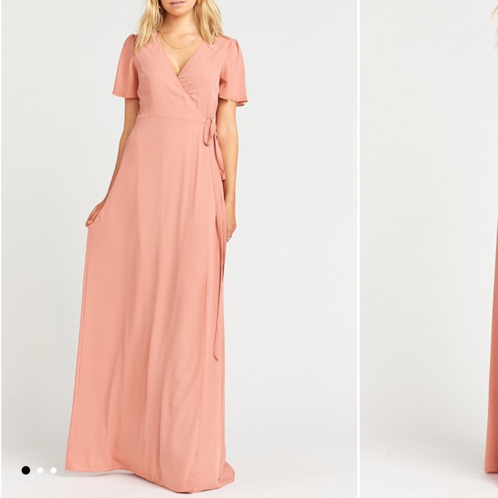 Show Me Your MuMu Noelle Wrap maxi Dress